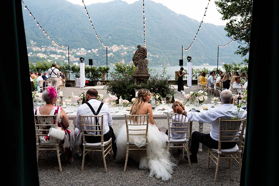 Jodie and Matthew's wedding in Villa Pizzo