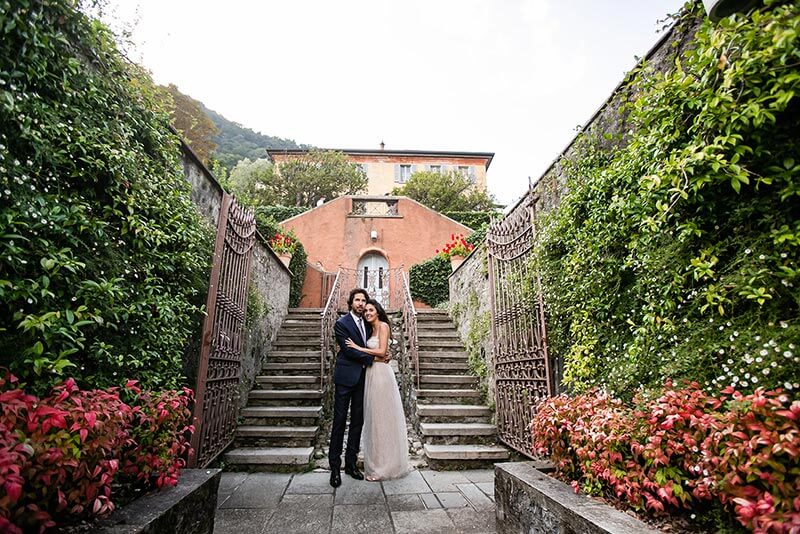 Dominique and George's Wedding in Villa Teodolinda
