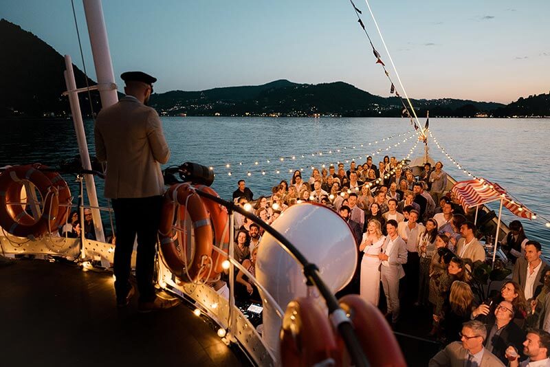 Brittany and Lucas' wedding - Concordia Boat