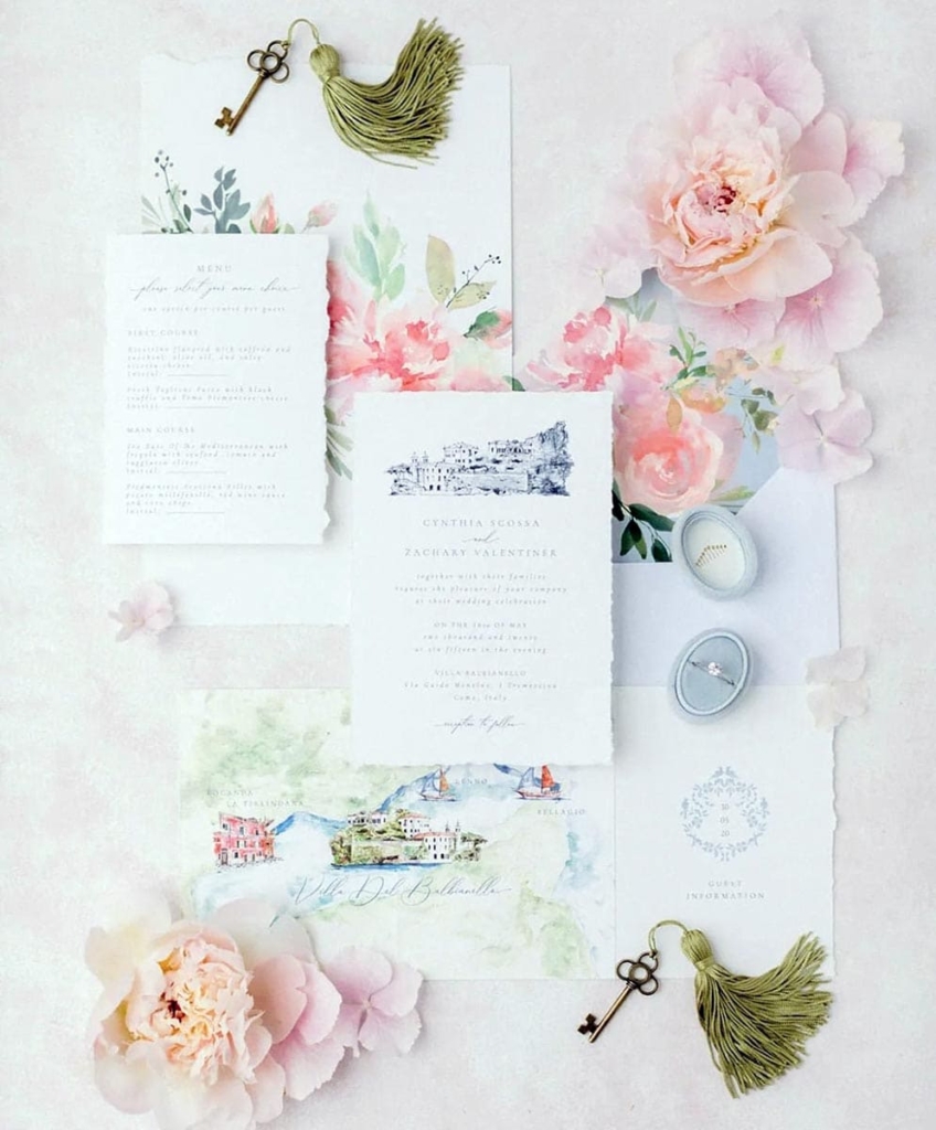 Wedding services Lake Como - Graphic Design - 4