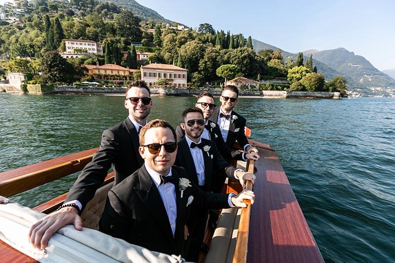 Wedding boat transfers on Lake Como - Join Us