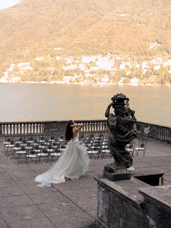 Nazli and Reid's wedding - Villa Pizzo Lake Como - 10
