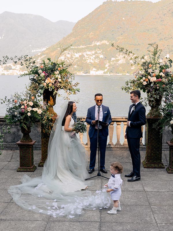 Nazli and Reid's wedding - Villa Pizzo Lake Como - 9